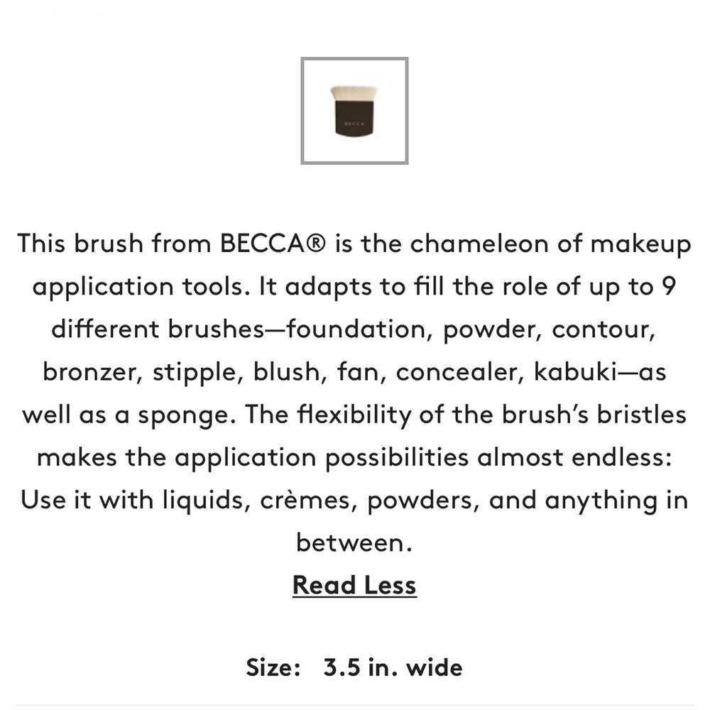 🆕 One Perfecting Brush Becca - Picture 3 of 6